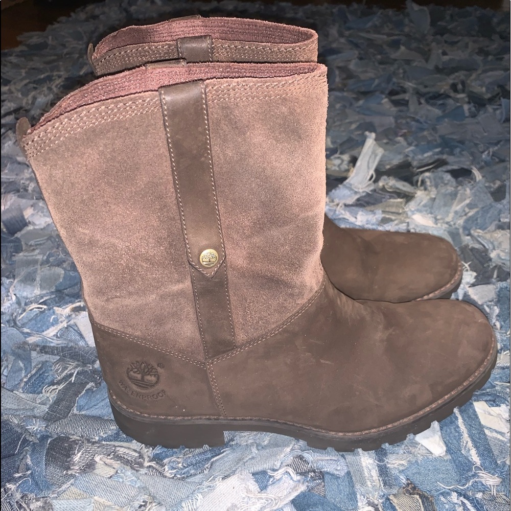 Chocolate Brown Timberlands